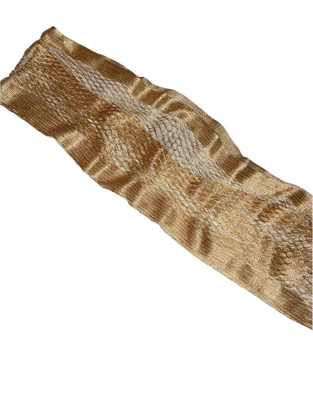 Gold Bohemian Belt Headband Accessory With Fringe
